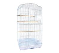 nichoir Tiroir Multifonctionnel for Cage à Oiseaux, Plusieurs Portes, Conception Anti-Fuite offrant Un Espace d'activité abondant nichoir(Blanc)