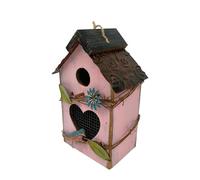 Nichoirs à Oiseaux en Bois, nichoir à Oiseaux Suspendu, nid d'oiseau Unique, Petits nichoirs à Oiseaux, nichoir à Oiseaux, décoration de Jardin multifonctionnelle pour Oiseaux de Petite Race en Plein