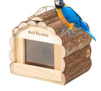 Nichoirs à Oiseaux en Bois pour l'extérieur, nid d'oiseaux extérieur | Suspend Le nichoir à Oiseaux,Nids d'oiseaux en Bois Suspendus, nichoir, boîte d'élevage, Cage à Oiseaux pour Jardin, Cour