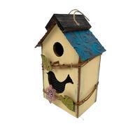 Nichoirs à oiseaux pour l'extérieur,nichoir à oiseaux extérieur,Nichoirs en bois mignons suspendus | Décor de jardin décoratif, cage à oiseaux multifonctionnelle de protection pour parc de jardin de P
