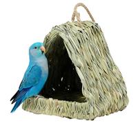 Nichoirs à Oiseaux pour l'extérieur - Nichoir en tissée Naturelle, abri de Nidification pour Oiseaux résistant aux intempéries | Volière de Jardin extérieure pour Moineau, Perroquet, calopsitte,