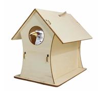 Nichoirs en Bois pour L'extérieur, Nids pour Colibris Décoration De Jardin, Nichoir Polyvalent pour Oiseaux Sauvages, Nichoirs Naturels pour Pinsons, Troglodytes, Hirondelles, Moineaux Et Colibris