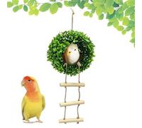 Nichoirs Oiseaux Jouet Perroquet en Forme de Boule en Artificielle avec une