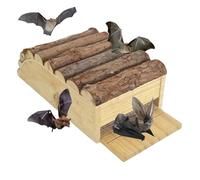 Nichoirs pour Chauves-Souris - Grand abri en Bois résistant aux intempéries, abri pour Chauves-Souris à l'extérieur | pour Jardin, Cour, allée, Ferme, Patio, Poteau d'arbre, Parc, Grange, Sentier