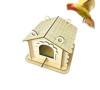Nichoirs pour Extérieur - Cabane Sécurisée en Bois pour Fenêtre,Mangeoires Rustiques Naturelles pour Petits Animaux Et Accessoires De Jardin pour Nichage, Alimentation Et Élevage