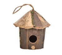 Nichoirs pour l'extérieur - Nichoir à oiseaux suspendu en bois, nichoir extérieur pour petits oiseaux | Nichoir extérieur en bois sur pied, nichoir de jardin en bois pour petit oiseau, ornement de jar