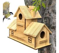 Nichoirs pour Oiseaux en Bois,Nichoir Suspendu | Habitat pour canari - pour Balcon, Jardin, terrasse, Arbre, Observation des Oiseaux