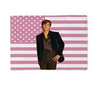 Nicholas Chavez Drapeau rose Nicholas Alexander Chavez Drapeau américain Rose Tapisserie murale Cadeau Monstres 2024 Cadeau Menendez Brothers Drapeau I Love Nicholas Chavez Décoration de chambre