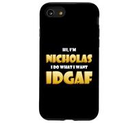 Nicholas Costume IDGAF Funny Meme Halloween Costume for Nick Coque pour iPhone SE (2020) / 7/8