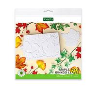 Nicholas Lodge Moule à glaçage en silicone pour pâte à sucre Motif feuilles de lierre et de ginkgo