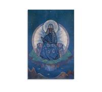 Nichólas Róerich Art Poster vintage Mère du monde Impression sur toile Décoration murale 50 x 75 cm