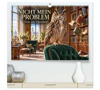 NICHT MEIN PROBLEM - Tiere mit Charakter (hochwertiger Premium Wandkalender 2027 DIN A2 quer), Kunstdruck in Hochglanz: Zwölf charakterstarke Tiere ... mit bemerkenswerter Gelassenheit.