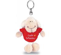 Nici 31554 Porte-clés Mouton Blanc T-Shirt Rouge « Cool Sister » environ 10 cm
