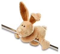 NICI Porte-clés peluche Magnici – Lapin 12 cm Noir pour enfant