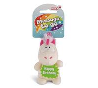 Nici 42722 Pendentif Licorne Theodor Happy Birthday Blanc/Rose 8 cm