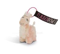 Nici 44391 Pendentif Lama Flokatina avec Boucle élastique Beige