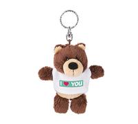 NICI 44717 Porte-clés ours avec t-shirt I (cœur) You 10 cm, marron
