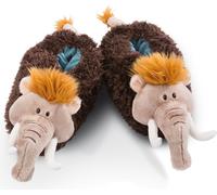 NICI 45325 - Chaussons Mammouth, peluche, Stone Age Friends , taille 34-37