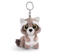 NICI 45550 Glubschis Schlüsselanhänger Waschbär Clooney 9cm Abdominal Support, enfants unisexes ,Gris/Blanc, 9 cm