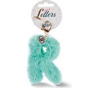 Nici 45626 Étiquette de sac lettre "R" peluche verte avec symbole œil