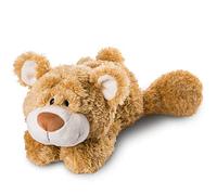 NICI 46514 - Ours en Peluche allongé de 50 cm I Ours Brun Traditionnel I Jouets douillets pour Filles, garçons et bébés I Peluches animales Toutes Douces I Doudou Ours couché