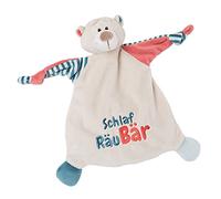 NICI Doudou 46732 pour bébé 25 x 25 cm Beige/Bleu dès 0 mois