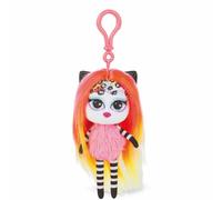 Nici 47503 Pendentif sac Pixidoos Piku orange 14cm peluche avec mousqueton