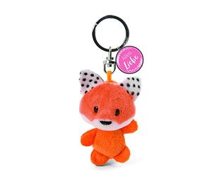 NICI 47532 Porte-clés en peluche en forme de renard avec inscription « Alles Gute » - 7 cm - 0,94 x 6,54 x 3,66 cm - Orange/blanc