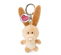 NICI 47538 Porte-clés 7 cm Lieblingsmensch - Pendentif Lapin Porte-Bonheur pour lanière, Trousseau de clés & Porte-clés Marron/Beige