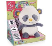 Nici 48417 - Singing Panda Peluche 20 cm avec fonction chant et danse