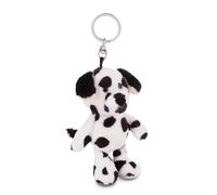 NICI 48857 Porte-clés dalmatien en peluche avec anneau pour porte-clés, trousseau de clés et porte-clés Blanc 10 cm
