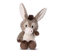 NICI 49033 Cuddly Donkey Donkeylee 22cm Grey Dangling- Cute Soft Toy to Cuddle and Play with, for Children & Adults, Gift Idea