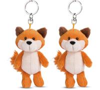 NICI 49140 Plush Animal Keychain (Lot de 2)