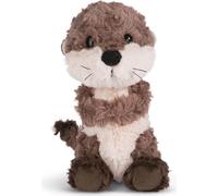 NICI 49153 Peluche Loutre Oda 25cm grise qui se tortille-animal en peluche durable et doux, adorable peluche pour câliner et jouer, pour enfants & adultes, super idée de cadeau