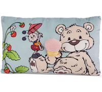 NICI 49448 Coussin ours Bendix mascotte avec glace 2D 43x25cm VERT