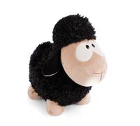 NICI Doudou en peluche mouton de 22cm noir - Peluche douce et durable, mignonne peluche à câliner, pour jouer, pour enfants et adultes, une excellente idée de cadeau - 49677