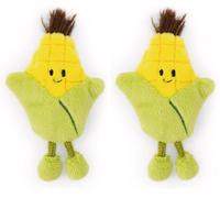 NICI 61866 MagNICI Peluche Mini Épi De Maïs, 7 cm, Jaune, avec Aimant, Adhère Aux Surfaces Métalliques, Aux Tableaux Magnétiques Et Aux Poignées De Sac comme Compagnon De Voyage (Lot de 2)