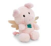 NICI 61894 Cochon Ange Gardien en Peluche, 12 cm, dans Une boîte Cadeau, 12 x 6,5 x 9,5 cm, Rose, Doux, Adorable pour câliner et Jouer, Excellente idée de Cadeau pour Enfants et Adultes