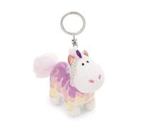 NICI 61900 Porte-clés Motif Licorne Sweety Rainbow, 10 cm, Blanc, Compagnon Fidèle pour Sac À Dos Ou Sac, pour Petits Et Grands