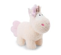 NICI 61907 Licorne Creamy Pink en Peluche, Douce, Mignonne, pour Câliner Et Jouer, Excellente Idée De Cadeau, pour Enfants Et Adultes, 22 cm, Blanche