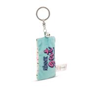 NICI 62117 Porte-clés mini coussin en peluche avec clochette multicolore pour sac à dos ou sac, porte-clés pour petits et grands