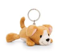 NICI Porte-clés 62130 – Motif chien, 10 cm, marron – Pour sac à dos ou sac