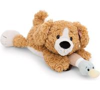 NICI 62149 Doudou chien brun & canard 30cm couché GREEN