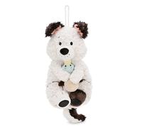 NICI 62167 Bouillotte Au Motif De Chien avec Canard, 350 ML, 30 cm, Blanche, Peluche Chauffante À Partir De 10 Mois, Bouillotte en Peluche pour Enfants Et Adultes