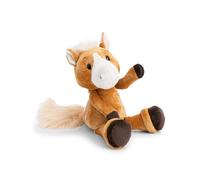 NICI 62240 Jument Holly K. en peluche, 26 cm, marron, douce, adorable poney pour câliner et jouer, superbe idée cadeau pour enfants et adultes