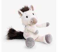 NICI 62241 Jument Mony K. en peluche, 26 cm, blanche, douce, adorable poney pour câliner et jouer, superbe idée cadeau pour enfants et adultes