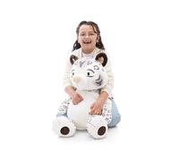 NICI 62434 Peluche au Motif de léopard des neiges Eleni Snowbell, 70 cm, Blanche, Douce, Adorable Compagnon pour câlins et Jeux, Superbe idée Cadeau pour Enfants et Adultes