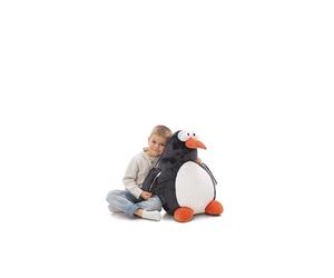 NICI 62436 Pingouin Jorge Thunder en Peluche, 60 cm, Gris, Doux, Adorable Compagnon pour câlins et Jeux, Superbe idée Cadeau pour Enfants et Adultes