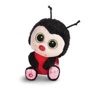 NICI 62593 Glubschis Peluche au Motif de Coccinelle Lily May, 15 cm, Noire, Douce, Adorable Compagnon pour câlins et Jeux, Superbe idée Cadeau pour Enfants et Adultes