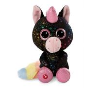 NICI 62595 Glubschis Peluche au Motif de Licorne Vita-Mi, 15 cm, Noire, Douce, Adorable Compagnon pour câlins et Jeux, Superbe idée Cadeau pour Enfants et Adultes